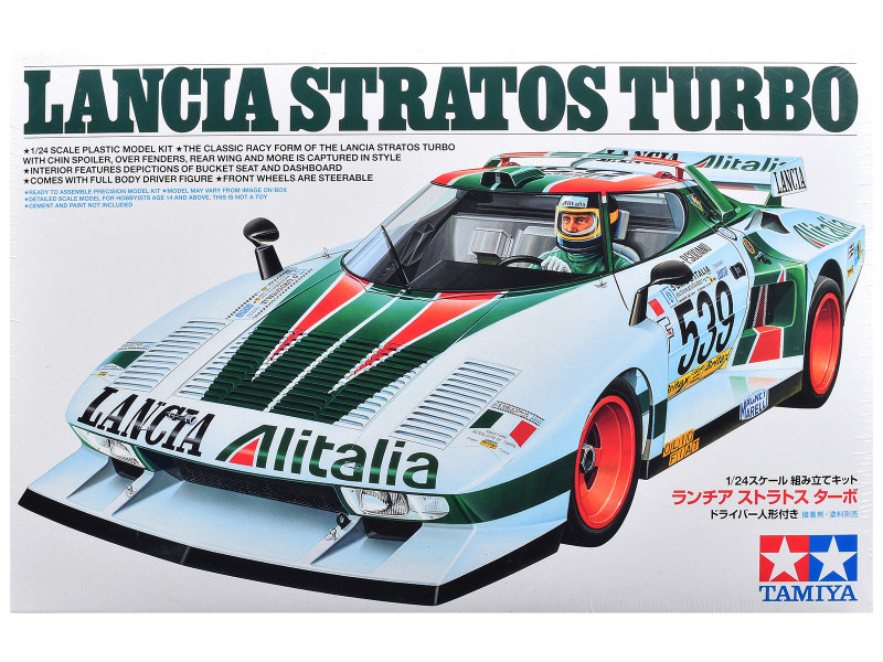 Model Kit Lancia Stratos Turbo 1/24 Scale Model Tamiya TAM-25210