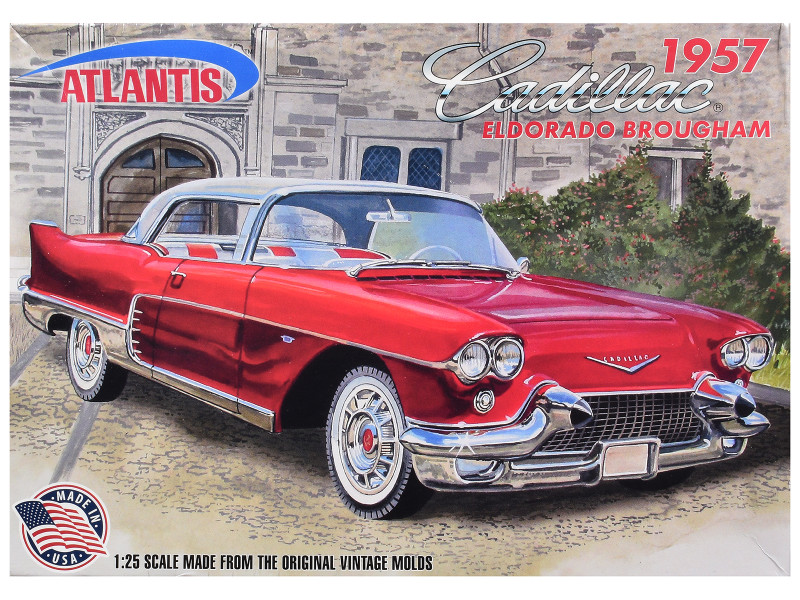 Skill 2 Model Kit 1957 Cadillac Eldorado Brougham 1/25 Scale Model Atlantis ALM-1244
