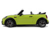 2021 Mini JCW Cabrio Zesty Yellow with Black Stripes 1/18 Model Car Otto Mobile OT1303