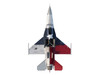 Lockheed F-16C Fighting Falcon Fighter Aircraft 301st FW 457th FS Spads 75th Anniversary 2019 United States Air Force Collector Series 1/100 Diecast Model Air Force 1 AF1-0142C