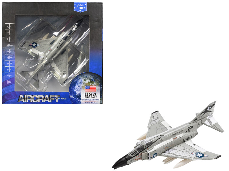 McDonnell Douglas F 4 Phantom II Aircraft VF 96 Fighting Falcons Showtime 100 Lieutenant Randy Cunningham USS Constellation Vietnam 1972 United States Navy Collector Series 1/144 Diecast Model Air Force 1 AF1-0148A