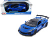 Chevrolet Corvette ZR1 Coupe Blue with Carbon Top Special Edition Series 1/18 Diecast Model Car Maisto 31475BL