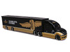 Indianapolis Motor Speedway Hauler Black and Gold 1/64 Diecast Model Car IXO Models IND64049