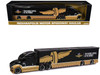 Indianapolis Motor Speedway Hauler Black and Gold 1/64 Diecast Model Car IXO Models IND64049