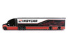 IndyCar Hauler Black and Red with Graphics 1/64 Diecast Model Car IXO Models IND64050
