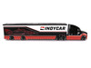 IndyCar Hauler Black and Red with Graphics 1/64 Diecast Model Car IXO Models IND64050
