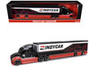 IndyCar Hauler Black and Red with Graphics 1/64 Diecast Model Car IXO Models IND64050