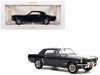 1965 Ford Mustang Hardtop Coupe Nightmist Blue Metallic with White Stripes 1/18 Diecast Model Car Norev 182805