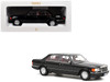 1991 Mercedes-Benz 560 SEL Type W126 Black with Red Interior 1/18 Diecast Model Car Norev 183788