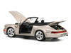 1992 Porsche 911 Carrera 2 Turbo Look Cabriolet Zermatt Silver Metallic 1/18 Diecast Model Car Norev 187140
