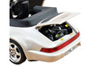 1992 Porsche 911 Carrera 2 Turbo Look Cabriolet Zermatt Silver Metallic 1/18 Diecast Model Car Norev 187140