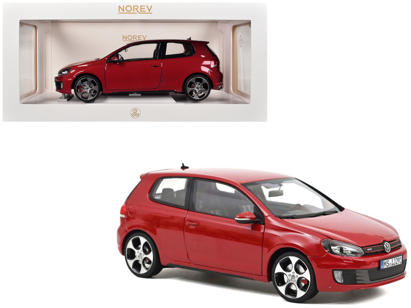 2009 Volkswagen Golf VI GTI Tornado Red 1/18 Diecast Model Car Norev 188504