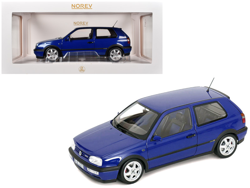 1994 Volkswagen Golf GTI Color Concept Jazz Blue 1/18 Diecast Model Car Norev 188506