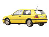 1994 Volkswagen Golf GTI Color Concept Yellow 1/18 Diecast Model Car Norev 188507