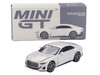 Bentley Batur Bonneville Pearl White Metallic Limited Edition 1/64 Die Cast Model Car Mini GT MGT00969