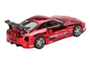 Toyota Supra A80 Top Secret GT-300 RHD Right Hand Drive Red Chrome Limited Edition 1/64 Die Cast Model Car Mini GT MGT01132