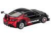 Toyota GR86 LB-Nation - Liberty Walk RHD Right Hand Drive ADVAN Black and Red with Carbon Hood Limited Edition 1/64 Die Cast Model Car Mini GT MGT01173