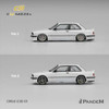 Pandem E30 V1 White with Extra Wheels 1/64 Diecast Model Car CM Models CM64-E30-01