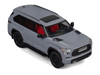 2024 Toyota Sequoia Cement Gray with Red Interior 1/64 Diecast Model Car CM Models CM64-SEQUOIA-06