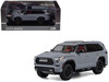 2024 Toyota Sequoia Cement Gray with Red Interior 1/64 Diecast Model Car CM Models CM64-SEQUOIA-06