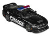 Ford Mustang Dark Horse Police Interceptor Black 1/64 Diecast Model Car CM Models CM64-DARKHORSE-PD01