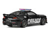 Ford Mustang Dark Horse Police Interceptor Black 1/64 Diecast Model Car CM Models CM64-DARKHORSE-PD01