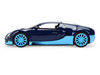 2011 Bugatti Veyron Dark Blue with Light Blue Accents Hyper-Spec Series 1/24 Diecast Model Car Jada 37643