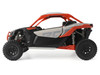 Can-Am Maverick X3 X RC Turbo RR Chalk Gray and Orange 1/12 Diecast Model BRP Models 68003