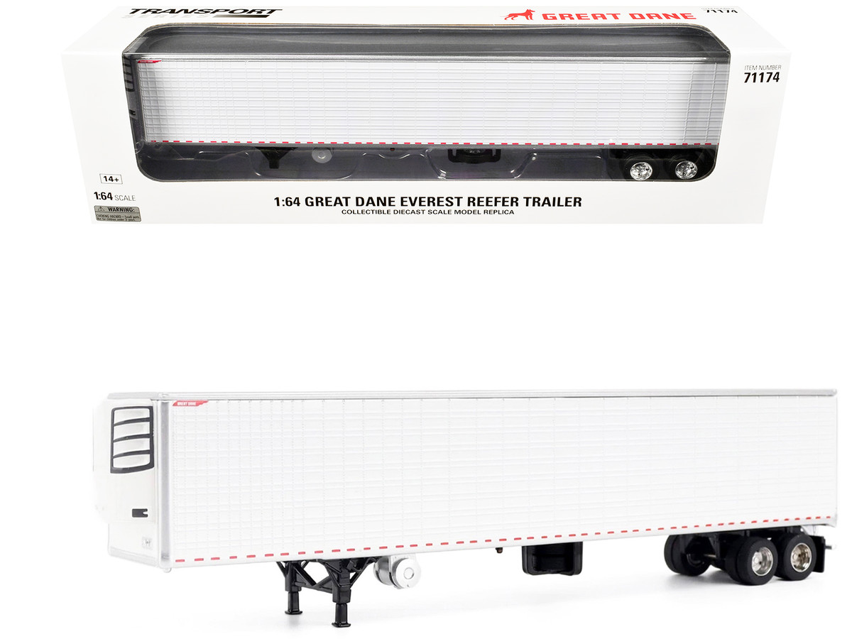 Great Dane Everest 53ft Refridgerated Trailer White Transport