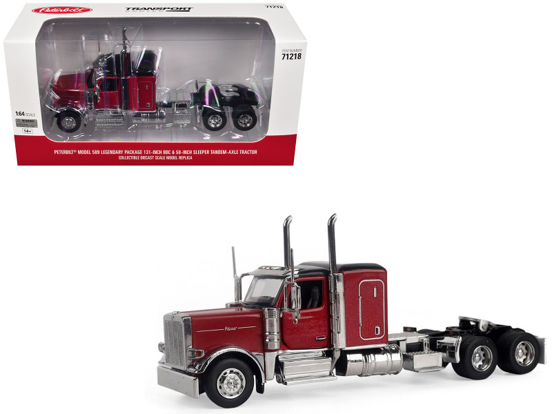 Peterbilt 589 Tridem-Axle Legendary Package Truck Tractor with 58