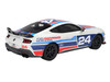 Ford Mustang Dark Horse #24 Ford Performance Racing School White with Graphics 1/18 Model Car Top Speed TS0657