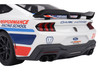 Ford Mustang Dark Horse #24 Ford Performance Racing School White with Graphics 1/18 Model Car Top Speed TS0657