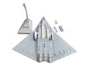 CAC J-36 Stealth Aircraft People's Liberation Army Air Force 1/144 Diecast Model Air Force 1 AF1-0319