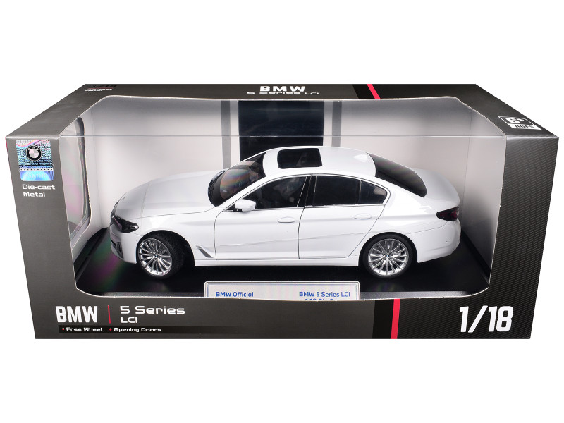 BMW X5 M Competition LCI White Metallic with Moonroof 1/18 Diecast Model Car Heimanba H1262W
