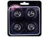 Cragar Wheel and Tire Set of 4 pieces from 1970 Pontiac GTO Ram Air IV for 1/18 Scale Models Acme A1801229W