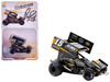 Winged Sprint Car #15 Donny Schatz CJB Motorsports - Hi-Plains Building Division Black 2026 1/50 Diecast Model Car ACME A5026000