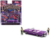 1964 Chevrolet Impala SS 409 Convertible Purple Metallic with Purple and White Interior with 2 Figures Limited Edition to 4950 pieces Worldwide 1/64 Diecast Models M2 Machines 67500-MJS02