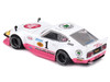Nissan Fairlady Z RHD Right Hand Drive #1 Tamiya Racing Frog Racing Team" White and Pink Designed by Jun Imai Kaido House Special 1/64 Diecast Model Car Mini GT KHMG263
