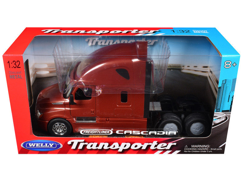 Freightliner Cascadia Truck Copper Metallic Transporter Series 1