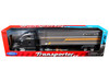 Freightliner Cascadia Truck Gray Metallic with Gray Container with Graphics Transporter Series 1/32 Diecast Model Welly 32696W-MJ-C