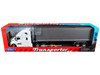 Freightliner Cascadia Truck White with Gray Container Transporter Series 1/32 Diecast Model Welly 32696W-WH