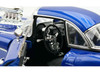 1961 Chevrolet Corvette Grand Sport Gasser Admiral Blue Metallic with White Stripe Limited Edition to 204 pieces Worldwide 1/18 Diecast Model Car ACME A1800939