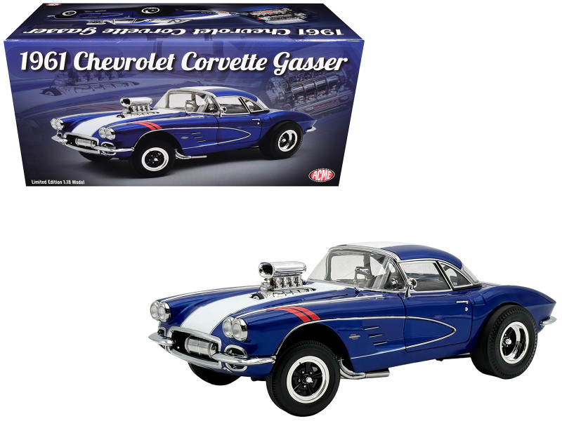 1961 Chevrolet Corvette Grand Sport Gasser Admiral Blue Metallic
