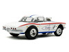 1961 Chevrolet Corvette Grand Sport Gasser USA-1 White with Blue and Red Stripes Limited Edition to 362 pieces Worldwide 1/18 Diecast Model Car ACME A1800939USA