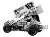 Winged Sprint Car #87 Aaron Reutzel Power Plus White 2026 1/18 Diecast Model Car ACME A1826009