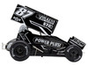Winged Sprint Car #87 Aaron Reutzel Power Plus Black 2026 1/18 Diecast Model Car ACME A1826012
