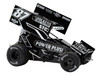 Winged Sprint Car #87 Aaron Reutzel Power Plus Black 2026 1/18 Diecast Model Car ACME A1826012