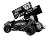 Winged Sprint Car #87 Aaron Reutzel Power Plus Black 2026 1/18 Diecast Model Car ACME A1826012