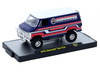 1976 Chevrolet G10 Van Freedom '76 Dark Blue with White Top and Red and White Graphics Limited Edition to 7766 pieces 1/64 Diecast Model Car M2 Machines 31500-HS78
