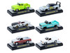 Auto Meets Set of 6 Cars IN DISPLAY CASES Release 97 Limited Edition 1/64 Diecast Model Cars M2 Machines 32600-97